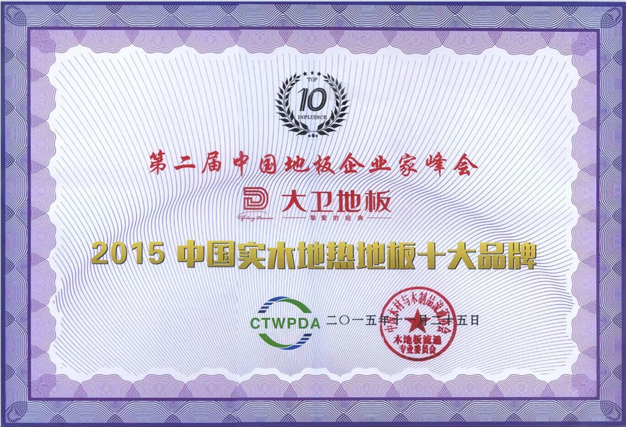 大卫地板荣获“2015中国纯实木地热十大品牌”.jpg